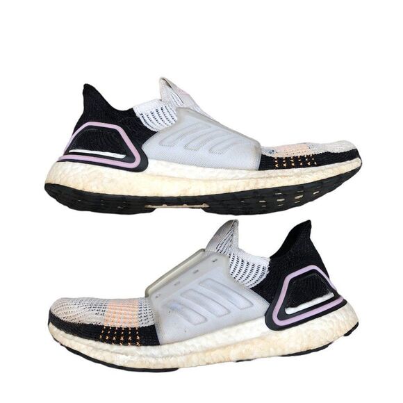 Rare 2019 Adidas Ultra Boost 19 Crystal White Size 8.5W - Picture 7 of 16